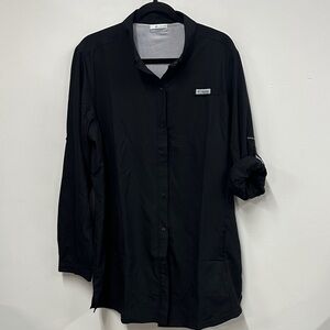 Columbia Black Long Sleeve Shirt XL